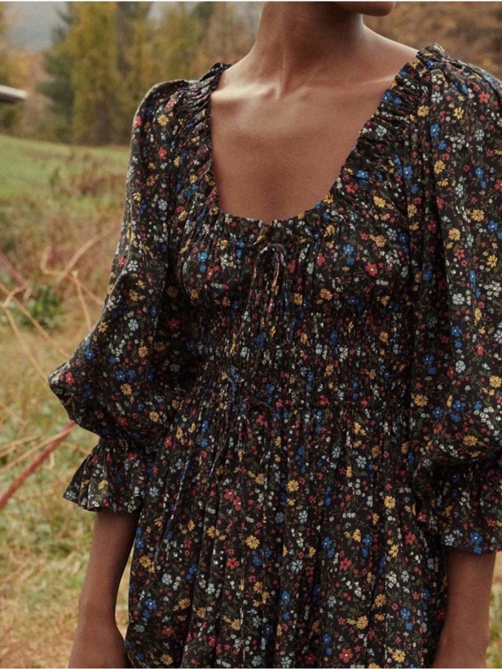 Doen Isolde Dress Dusk Lily of the Valley